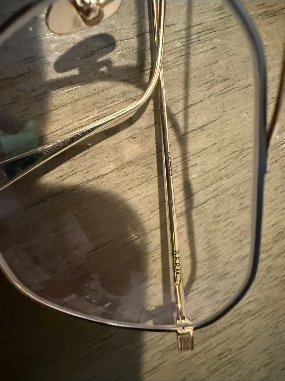 KREWE BERM Gold Metal Geometric Women's Eyeglass Frames